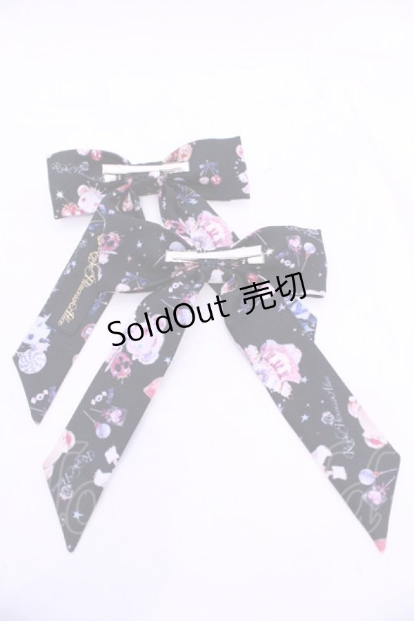 画像2: Royal Princess Alice / Skull Psycho bearsヘアクリップセット  クロ O-25-11-28-1066-LO-AC-IG-OS (2)