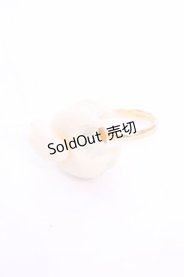 画像1: MERCI MEL / ムーンマカロンリング  オフ O-25-11-28-1073-LO-AC-IG-OS (1)