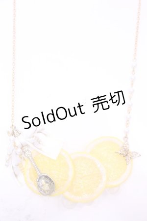 画像: MERCI MEL / ハニーレモン三連ネックレス  イエロー O-25-11-28-1080-LO-AC-IG-OS