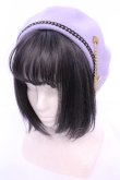 画像1: Angelic Pretty / Magic Batベレー  ラベンダー×クロ O-25-11-28-1088-AP-AC-IG-OS (1)