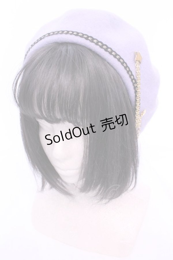 画像1: Angelic Pretty / Magic Batベレー  ラベンダー×クロ O-25-11-28-1088-AP-AC-IG-OS (1)