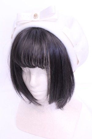 画像: m petit by misako / AM*NIカメオベレー  オフ O-25-11-28-1089-LO-AC-IG-OS