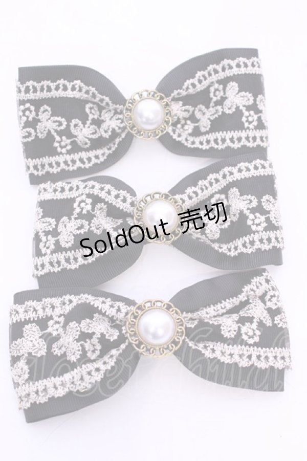 画像1: m petit by misako / AM3PPLクリップ  クロ O-25-11-28-1010-LO-AC-OW-OS (1)