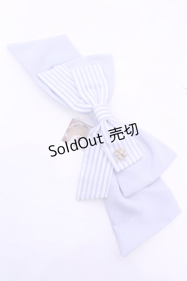 画像1: Amavel / Diner Girl スリーピンリボン  サックス O-25-11-28-1002-CA-AC-OW-OS (1)