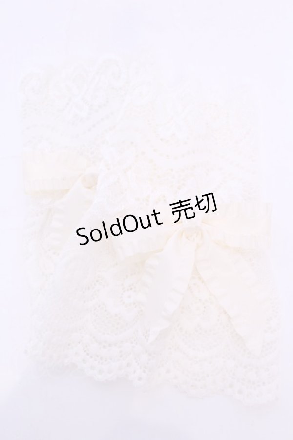 画像1: m petit by misako / AOショートアームカバー  アイボリー O-25-11-28-1014-LO-ZA-OW-OS (1)