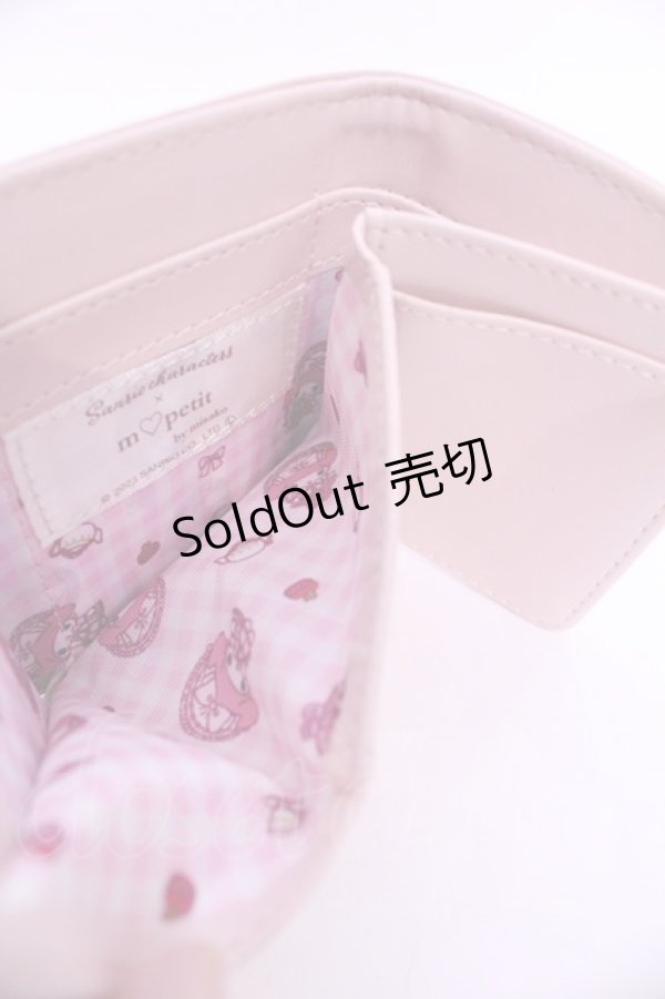 画像3: m petit by misako / サンリオキャラクターズコラボマイメロディ三つ折り財布  ピンク O-25-11-28-1019-LO-ZA-OW-OS (3)