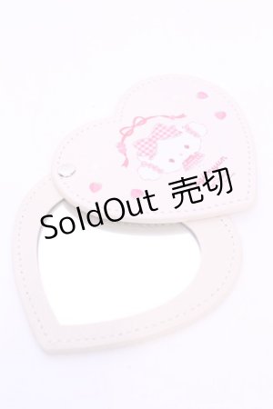 画像: m petit by misako / AM*ハートガタミラー  アイボリー O-25-11-28-1033-LO-ZA-OW-OS