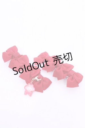 画像: m petit by misako / サンリオキャラクターズコラボ コギミュン　リボンクリップ  アカ O-25-11-28-1035-LO-AC-OW-OS