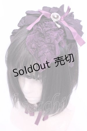 画像: MARBLE / プリーツフリルヘッドドレス  パープル O-25-11-28-1040-GO-AC-OW-OS