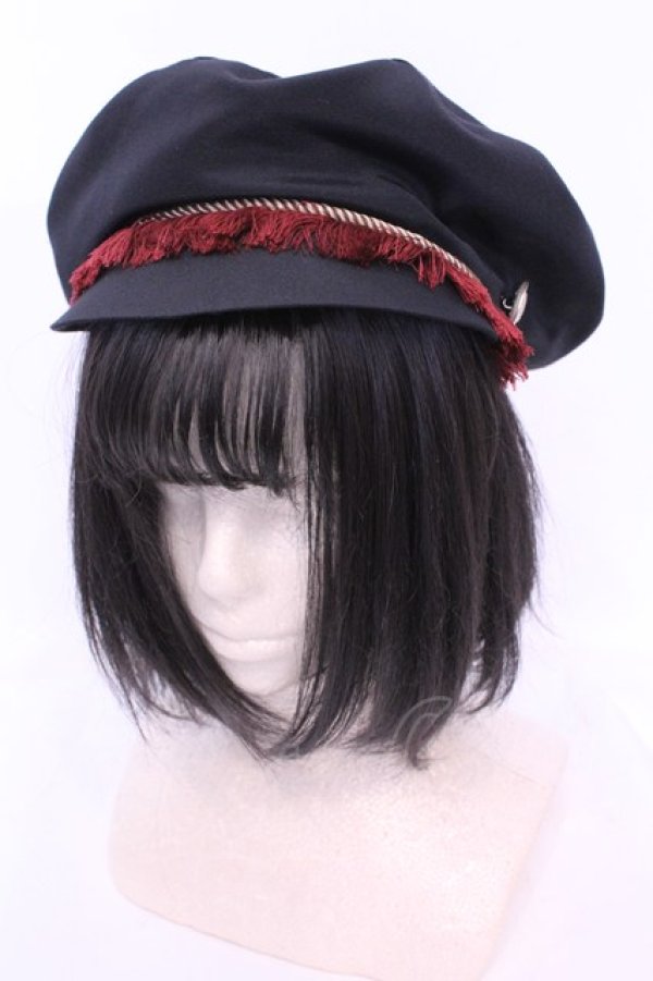 画像1: ネバアランド / カスタネット・キャスケット  クロ O-25-11-28-1042-LO-AC-IG-OS (1)