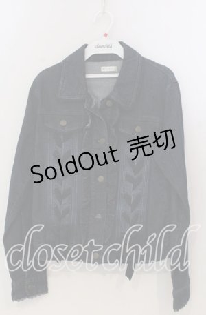 画像: axes femme / レースアップGジャン M インディゴ O-25-11-28-094-AX-JA-OW-OS