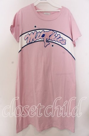 画像: MILK / ドルフィンチームワンピ  ピンク O-25-11-28-032-ML-OP-YM-ZT1130U