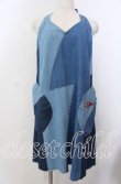 画像1: 【SALE】HYSTERIC GLAMOUR / パッチワークデニムシャツワンピース M インディゴ O-25-11-28-035-PU-OP-YM-ZT478 (1)