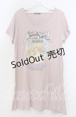 画像: 【SALE】jouetie / 天使プリントカットワンピース  ピンク O-25-11-28-037-EL-TO-IG-ZT476