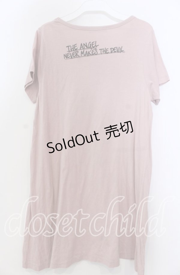 画像2: 【SALE】jouetie / 天使プリントカットワンピース  ピンク O-25-11-28-037-EL-TO-IG-ZT476 (2)