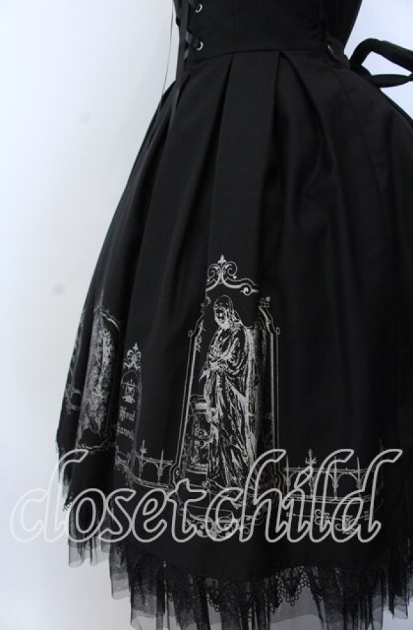 画像2: Krad Lanrete（海外ロリィタ） / INTROジャンパースカート S ブラック O-25-11-28-038-LO-OP-IG-OS (2)