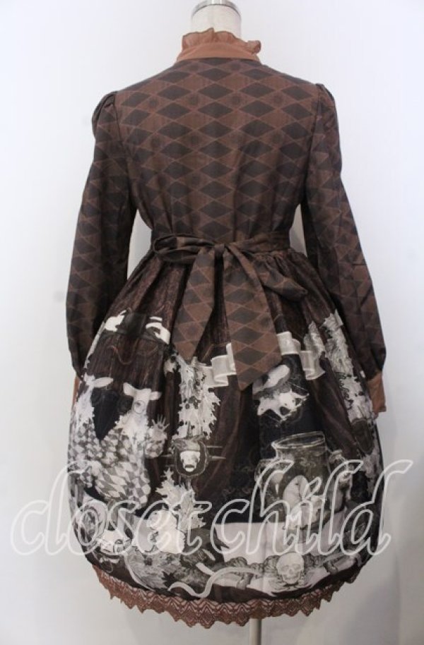 画像2: 【SALE】梦梦の工作室（海外ロリィタ） / ヤギさんワンピース Ｓ ブラウン O-25-11-28-039-LO-OP-IG-ZT355 (2)
