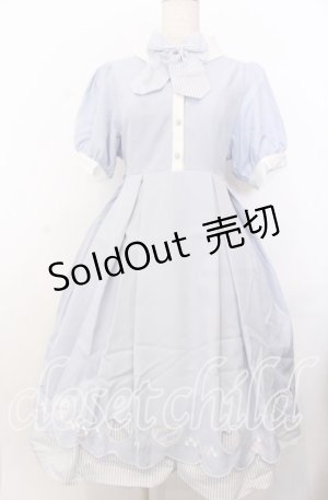 画像: Amavel / Diner Girlワンピース F サックス O-25-11-28-044-CA-OP-OW-OS