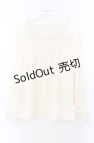 画像: axes femme / 胸レースデザインインナー  アイボリー O-25-11-29-049-AX-TO-IG-OS