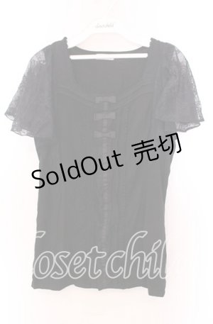 画像: axes femme / レースラッフルタンクトップ Ｍ クロ O-25-11-29-062-AX-TO-IG-ZT1205A