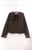 画像1: m petit by misako / セーラー襟ショートコート M ブラウン O-25-11-29-007-LO-CO-OW-OS (1)