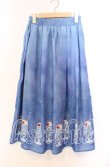 画像1: axes femme / クリームソーダ柄スカート F ブルー O-25-11-29-010-AX-SK-OW-ZT1202W (1)