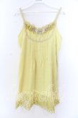 画像1: axes femme / バタフライレースキャミソール Ｍ イエロー O-25-11-29-015-AX-TO-IG-OS (1)