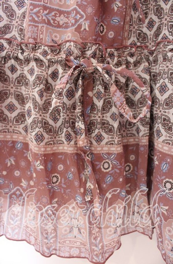 画像2: axes femme / バンダナ柄キャミトップス Ｍ ピンクベージュ O-25-11-29-024-AX-TO-IG-OS (2)