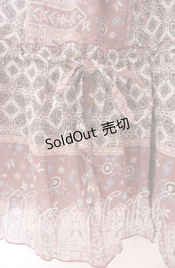 画像2: 【SALE】axes femme / バンダナ柄キャミトップス Ｍ ピンクベージュ O-25-11-29-024-AX-TO-IG-ZT320 (2)