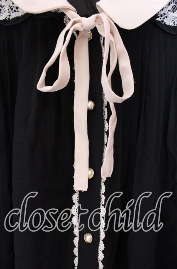 画像2: axes femme / レース切替えプルオーバー Ｍ サーモン×オフ O-25-11-29-025-AX-TO-IG-OS (2)