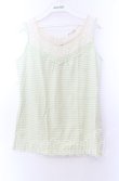 画像1: axes femme / ボーダータンク Ｍ ライトグリーン O-25-11-29-031-AX-TO-IG-OS (1)