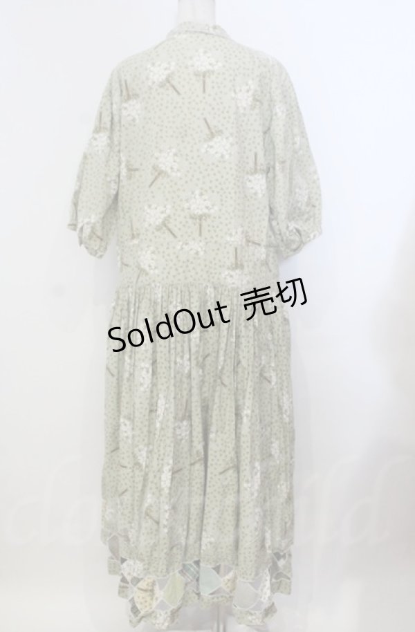 画像5: PINK HOUSE / シロツメクサパッチワークワンピース  グリーン O-25-11-30-002-LO-OP-IG-OS (5)