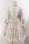 画像1: Angelic Pretty / スウィーティシャンデリアワンピース  サックス O-25-11-30-049-AP-OP-OW-OS (1)