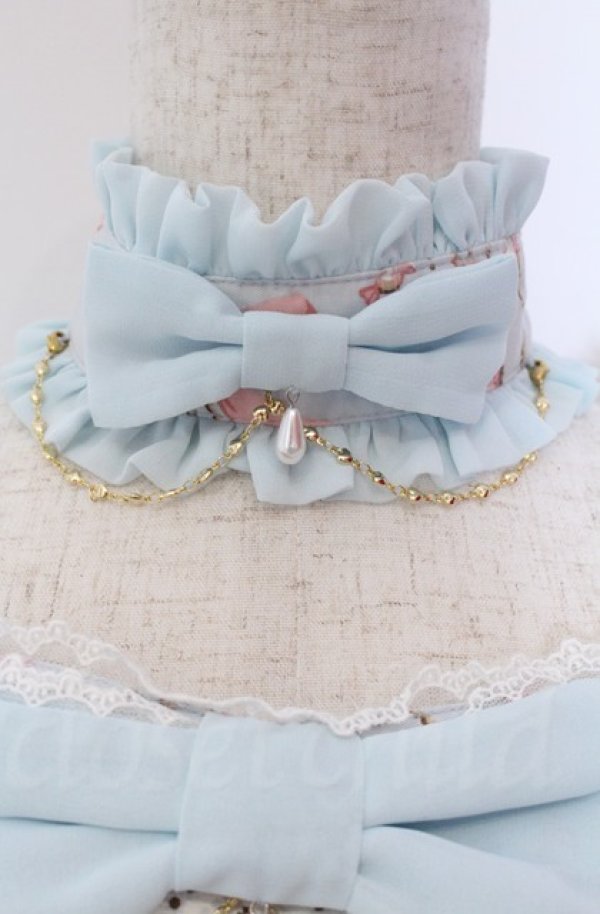 画像3: Angelic Pretty / スウィーティシャンデリアワンピース  サックス O-25-11-30-049-AP-OP-OW-OS (3)