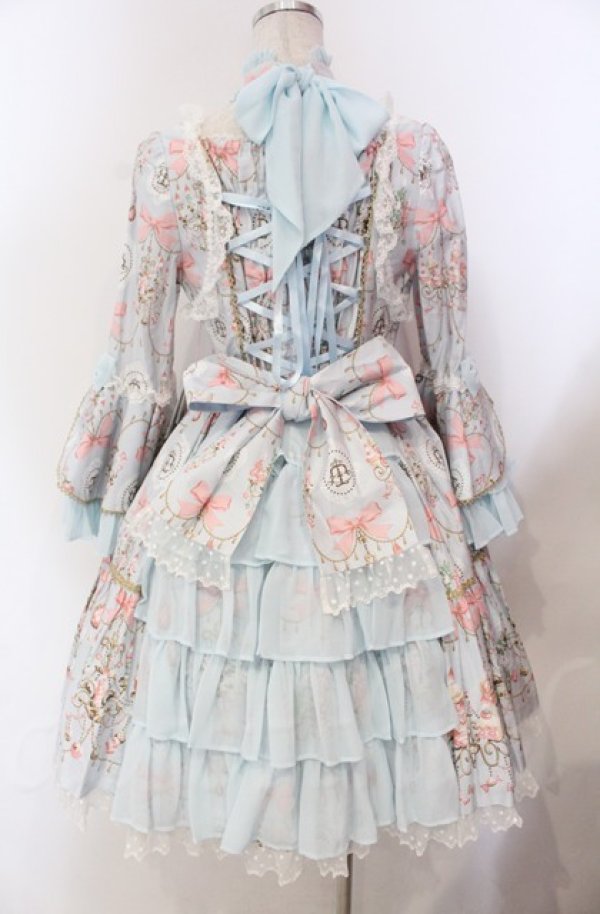 画像7: Angelic Pretty / スウィーティシャンデリアワンピース  サックス O-25-11-30-049-AP-OP-OW-OS (7)