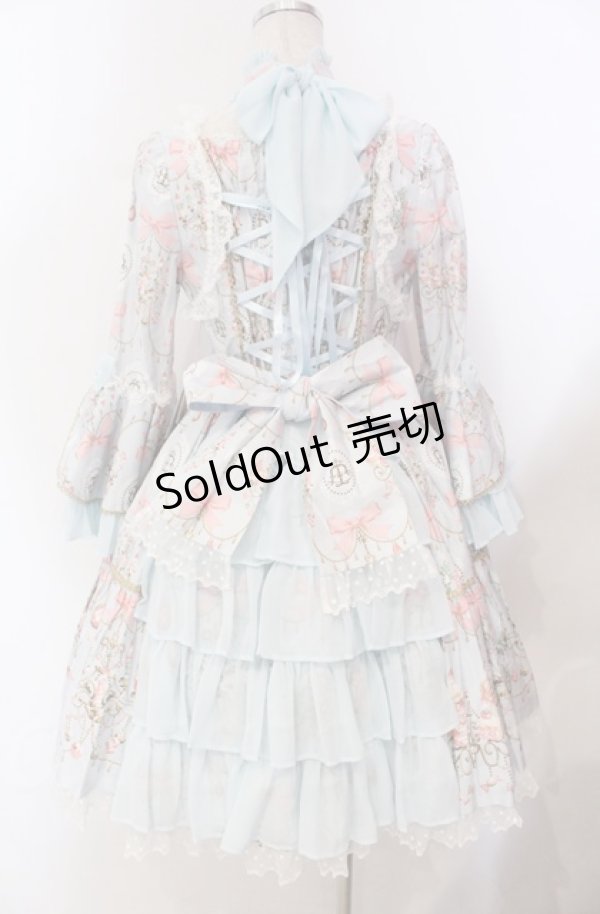 画像7: Angelic Pretty / スウィーティシャンデリアワンピース  サックス O-25-11-30-049-AP-OP-OW-OS (7)