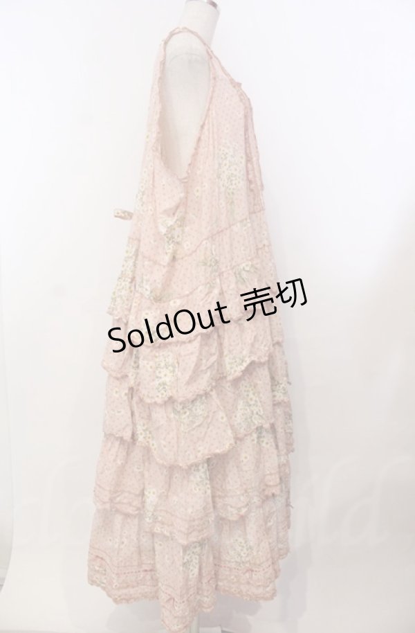 画像4: PINK HOUSE / マーガレット段々ワンピース【お直しあり】  ピンク O-25-11-30-004-LO-OP-IG-OS (4)