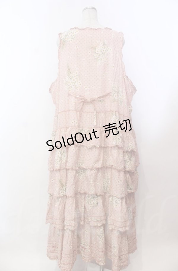 画像5: PINK HOUSE / マーガレット段々ワンピース【お直しあり】  ピンク O-25-11-30-004-LO-OP-IG-OS (5)