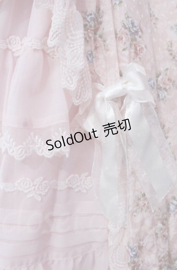 画像4: BABY,THE STARS SHINE BRIGHT / Rose Boudoir ワンピース  ピンク O-25-11-30-055-BA-OP-OW-OS (4)