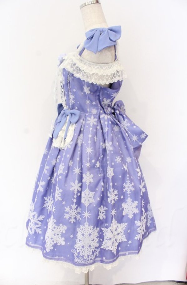 画像3: Angelic Pretty / Jewelry Snowジャンパースカート  ブルー O-25-11-30-062-AP-OP-IG-OS (3)
