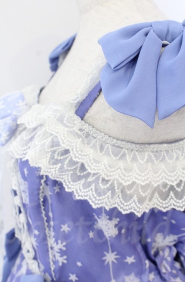 画像4: Angelic Pretty / Jewelry Snowジャンパースカート  ブルー O-25-11-30-062-AP-OP-IG-OS (4)