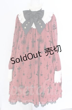 画像: Angelic Pretty / Holy Lanternワンピース  ワイン O-25-11-30-063-AP-OP-IG-OS