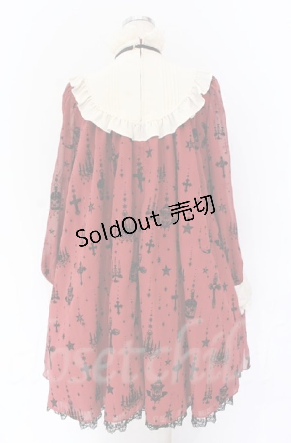 画像3: Angelic Pretty / Holy Lanternワンピース  ワイン O-25-11-30-063-AP-OP-IG-OS (3)