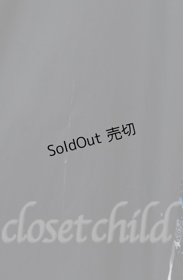 画像2: ACDC　RAG / ラビットハーフプリントシャツ  ブラックｘブルー O-25-11-30-064-PU-BL-YM-OS (2)