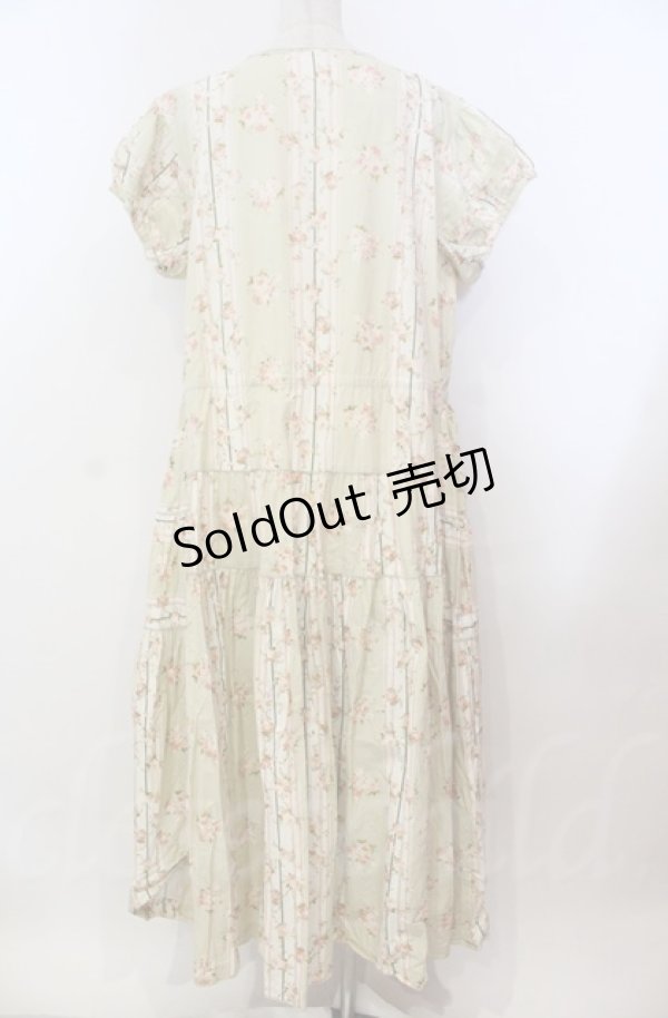 画像5: WONDERFUL WORLD / ストライプローズワンピース【お直しあり】  ミント O-25-11-30-005-LO-OP-IG-OS (5)