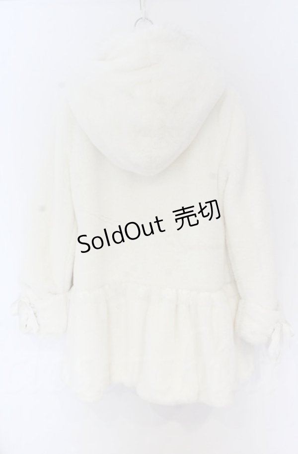 画像3: LIZ LISA / フード付きファーコート  シロ O-25-11-30-069-LO-CO-IG-ZT1202X (3)