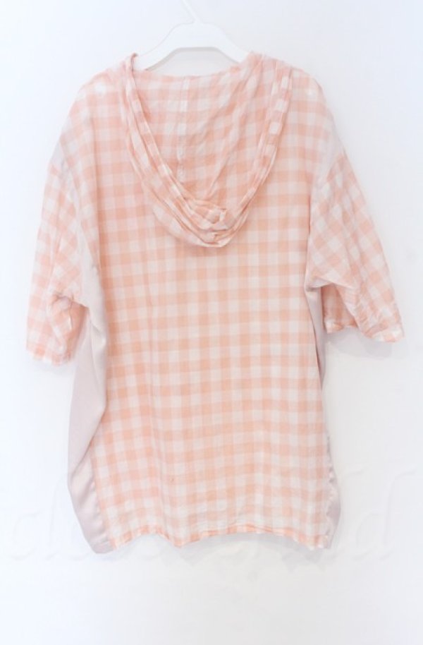 画像2: MILKBOY / GINGHAM PULLOVER (ギンガムプルオーバー)  ピンク O-25-11-30-070-MB-TO-IG-OS (2)