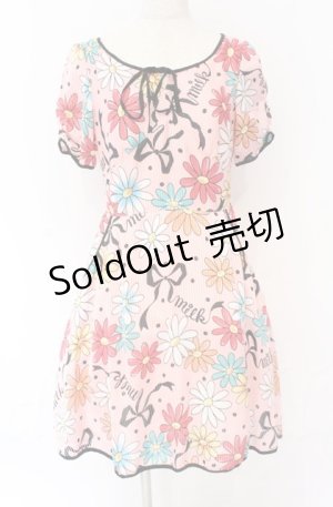 画像: MILK / デイジードレス  ピンク O-25-11-30-077-ML-OP-OW-OS