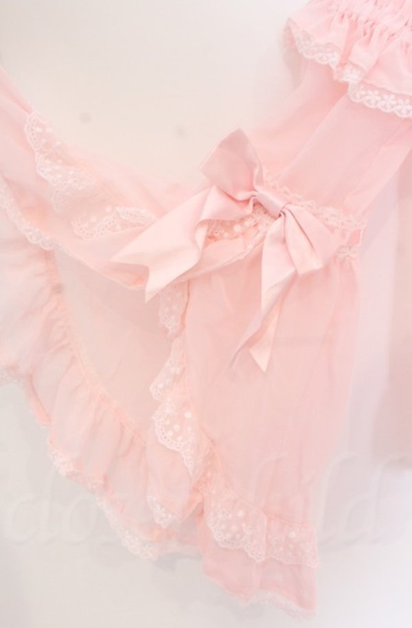 画像2: BABY,THE STARS SHINE BRIGHT / シフォンプリンセスドレスブラウス  ピンク O-25-11-30-083-BA-BL-OW-OS (2)