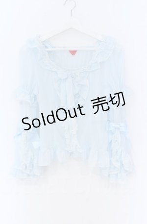 画像: BABY,THE STARS SHINE BRIGHT / シフォンプリンセスドレスブラウス  サックス O-25-11-30-085-BA-BL-OW-OS